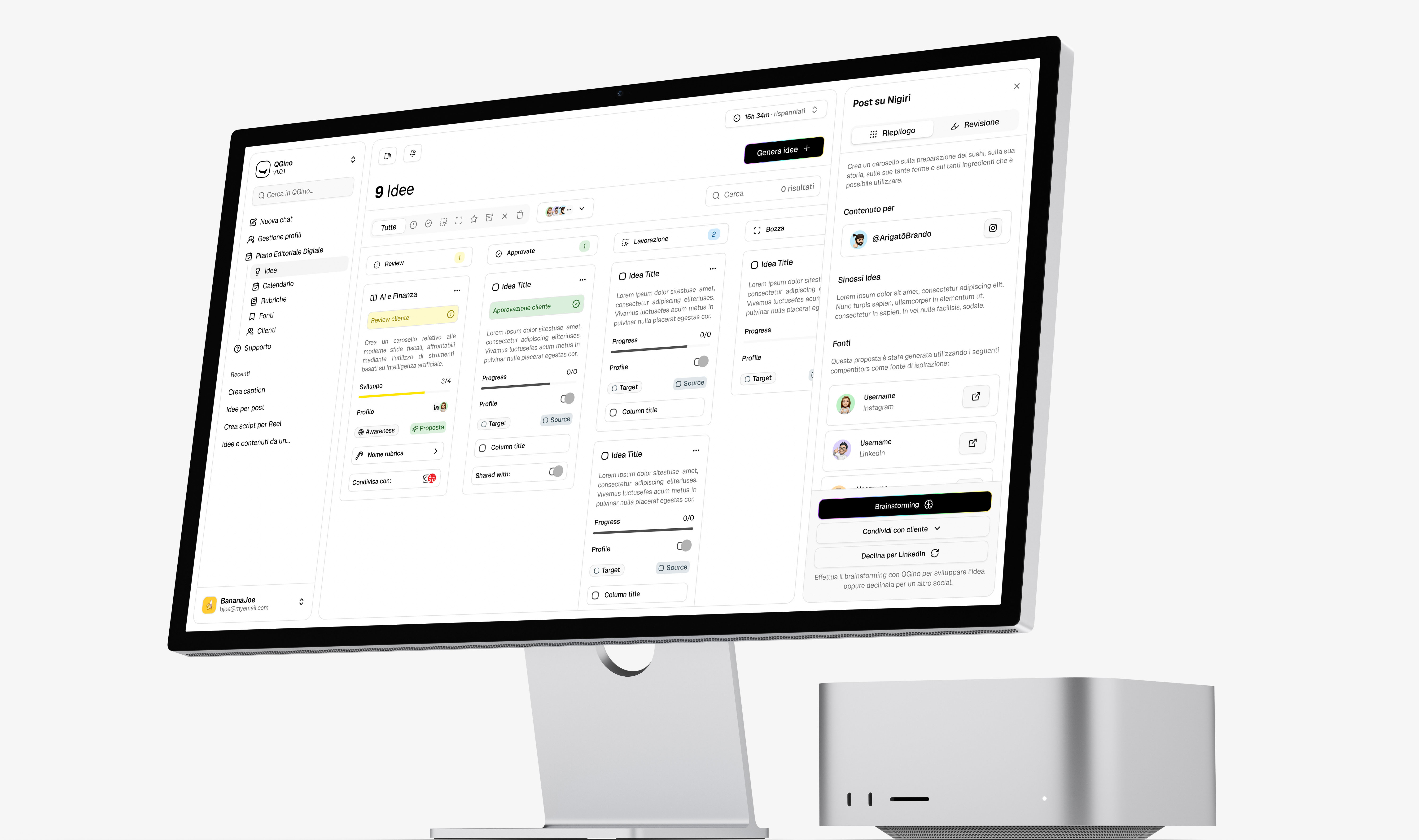 QGino product research and user experience analysis