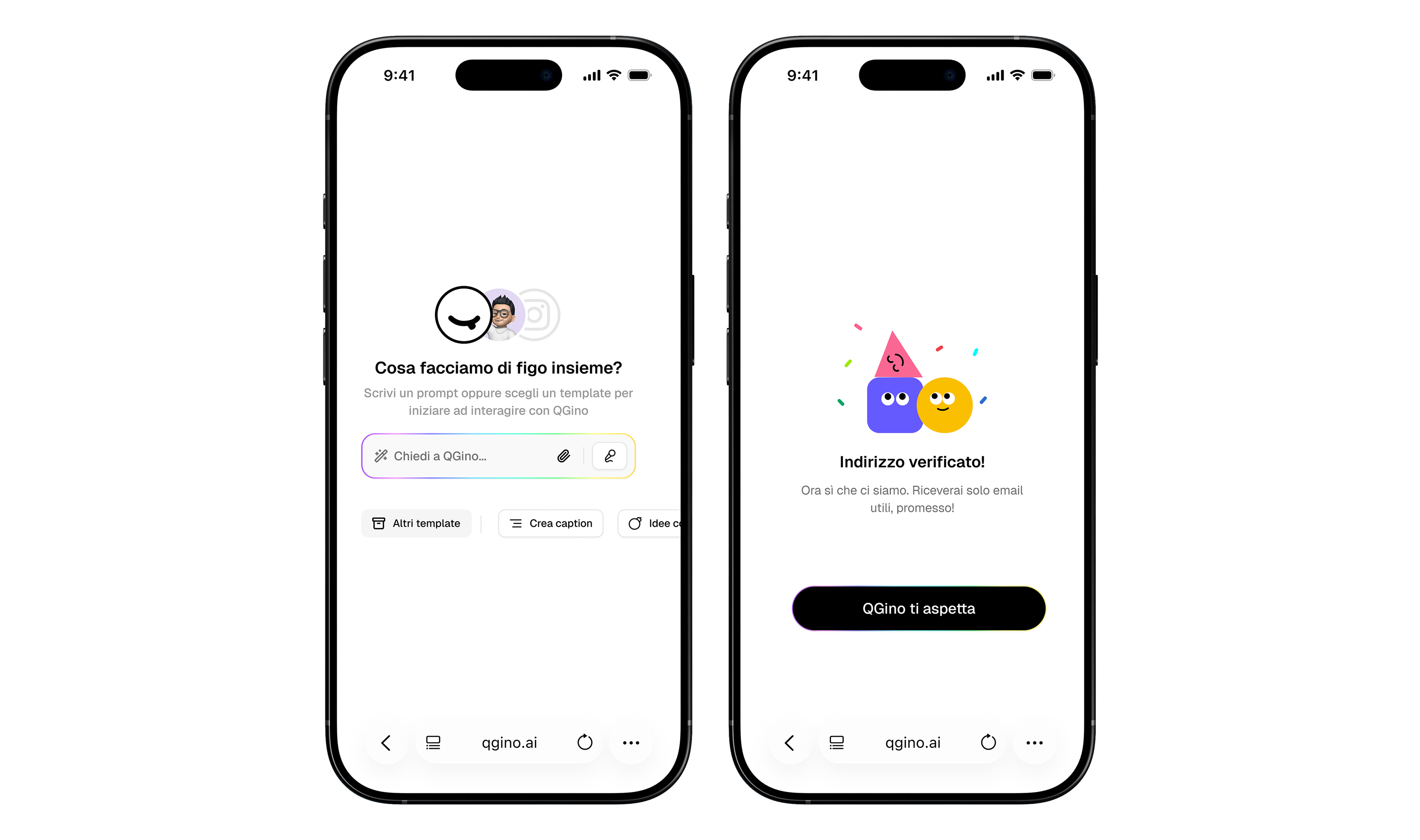 QGino final redesigned social intelligence platform